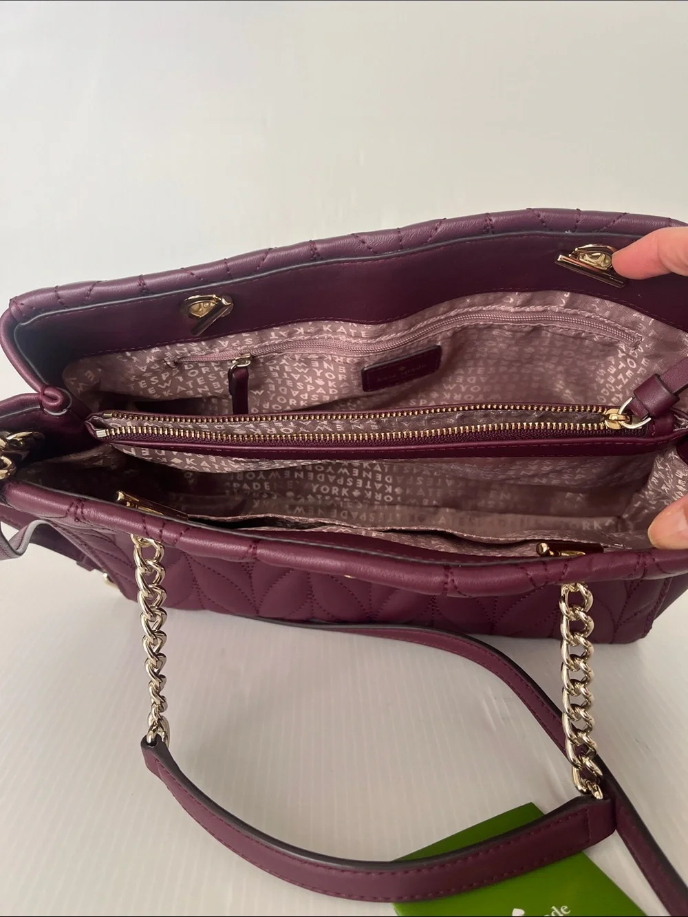 Kate Spade Briar Lane Quilted Meena/Mina Satchel Bag